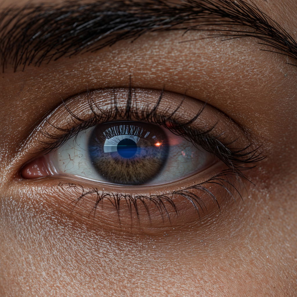 Angst vor dem Augenlasern